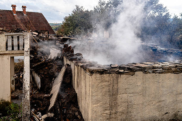 Professional Emergency Fire Cleanup technician working in Cape Coral, FL